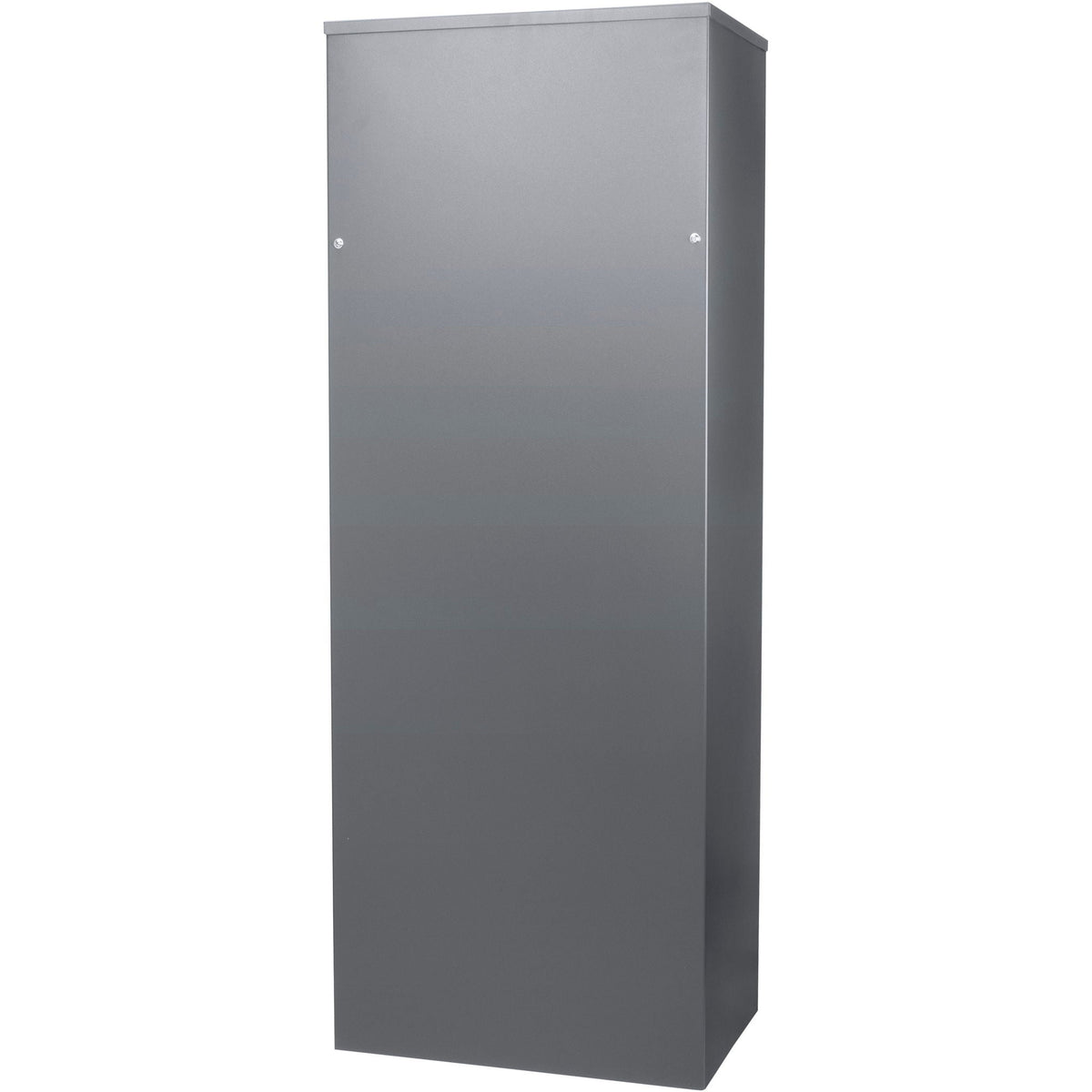 Steel Large Single Compartment Locking Parcel Drop Box with Keyed Access - Gray