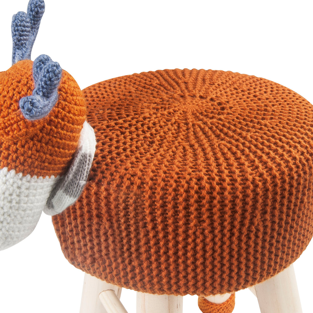 Animal Ottoman Stool - Cute Deer Design for Kids