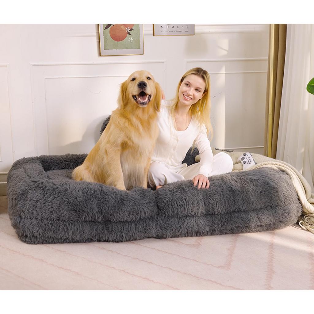 5-Position Adjustable Floor Chair with Plush Upholstery - Neutral