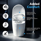 Smart Toilet with Heated Bidet Seat