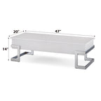 High Gloss Coffee Table with Lift Top and Hidden Storage - Black or White