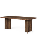 Vintage Executive Desk with Thickened Tabletop – Light Brown or Dark Brown