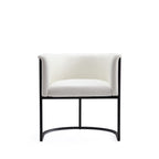 Cosmopolitan Dining Chair with Geometric Metal Frame - Multiple Colors