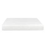 8" Plush Gel Memory Foam Mattress with Aloe Vera Cover - White
