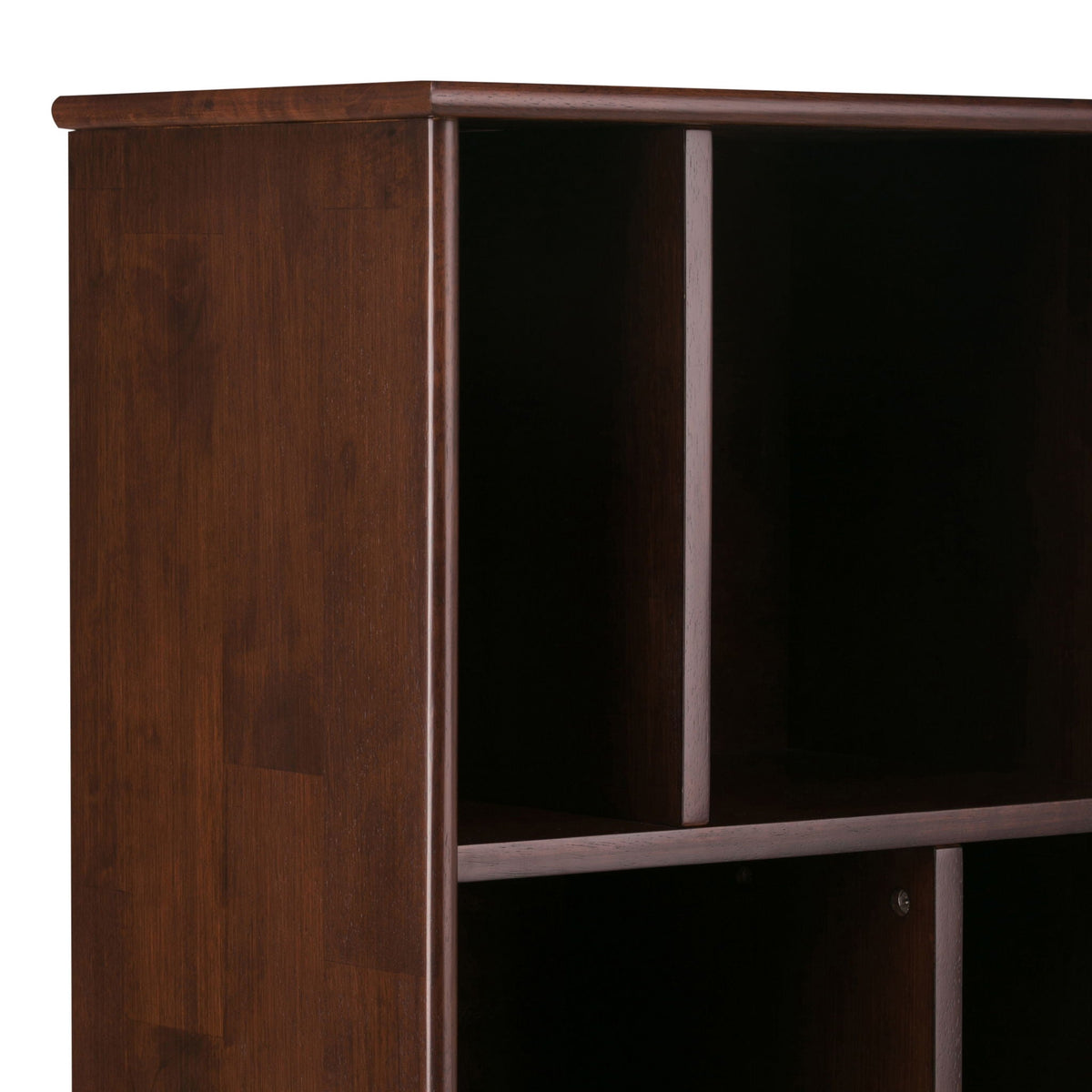 Mid Century Wide Bookcase with Storage Drawers - Multiple Colors
