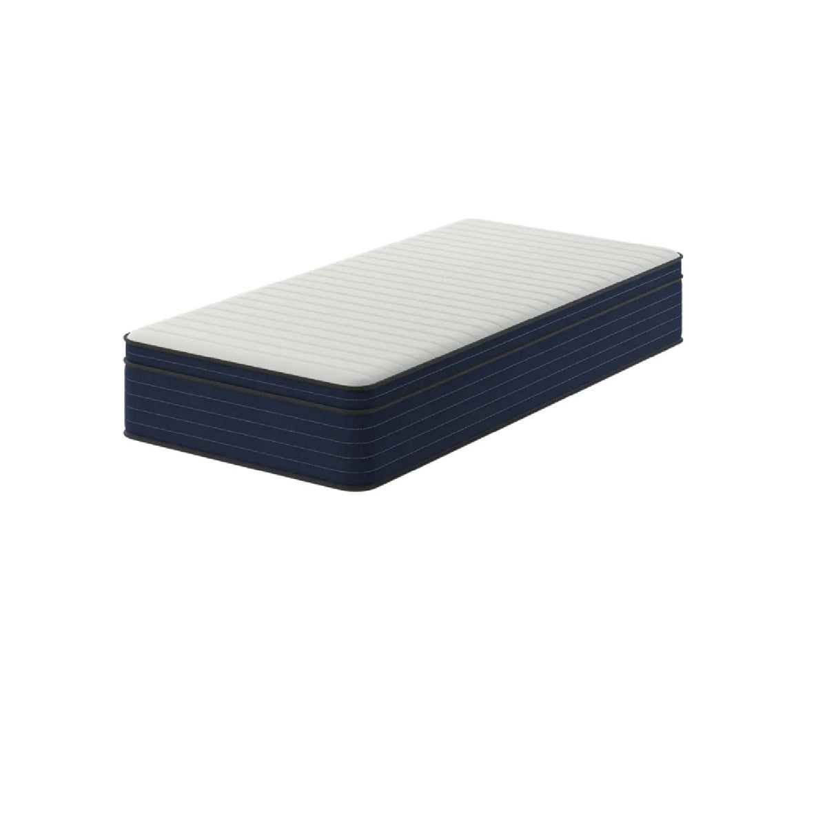 10" Medium Firm Euro Top Hybrid Mattress with Cooling Gel - White