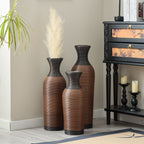 Classic And Neat Floor Vase with High Independent Stand - Multiple Colors