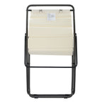 Outdoor Folding Chair Set with Adjustable Backrest – Black or Yellow