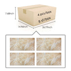 Textured 3D Decorative Tiles with Polished Marble Surface - Yellow, Gray, or White