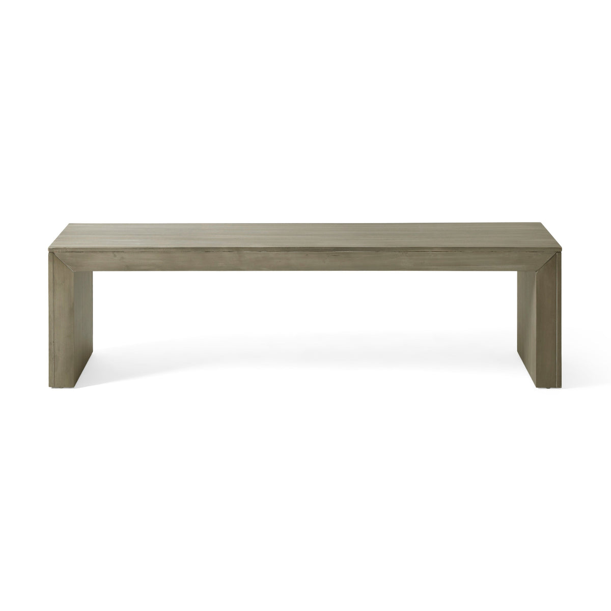 Acacia Wood Dining Bench with Versatile Use - Grey+Taupe