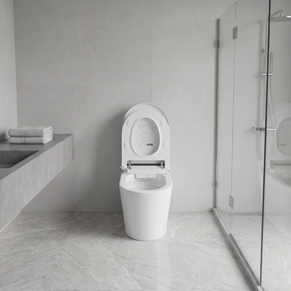 Intelligent All-In-One Toilet with High-Speed Drying - Porcelain