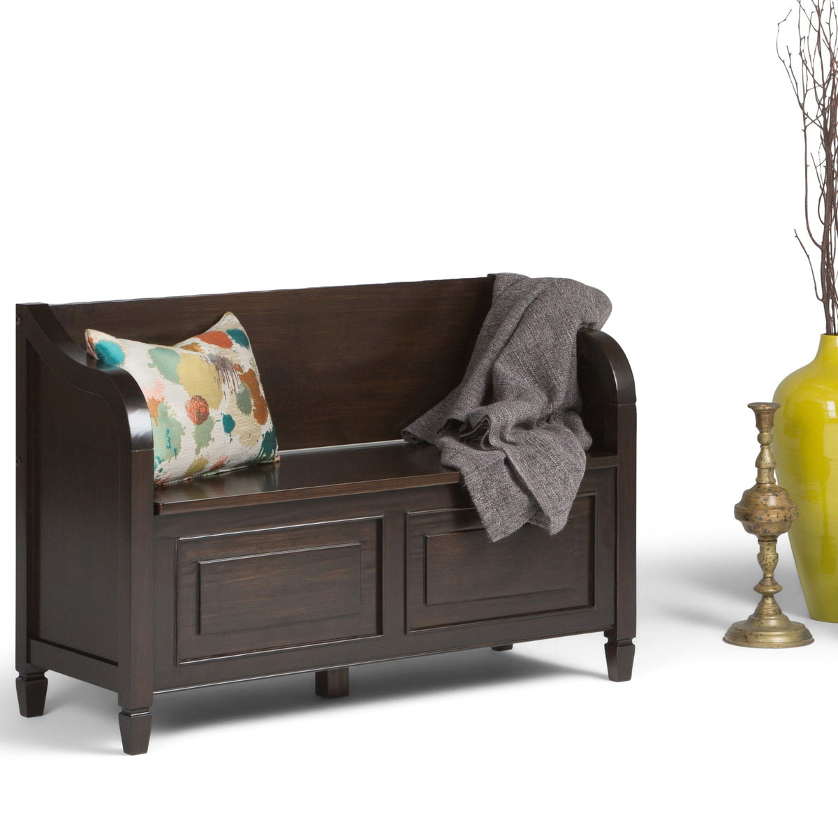 Connaught Storage Bench with Lift-Up Compartment - Multiple Colors