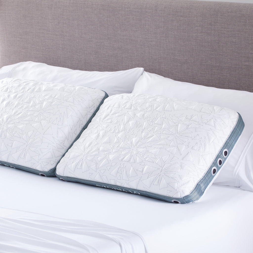 Storm Performance Cooling Pillow with Dual-Sided Comfort - White