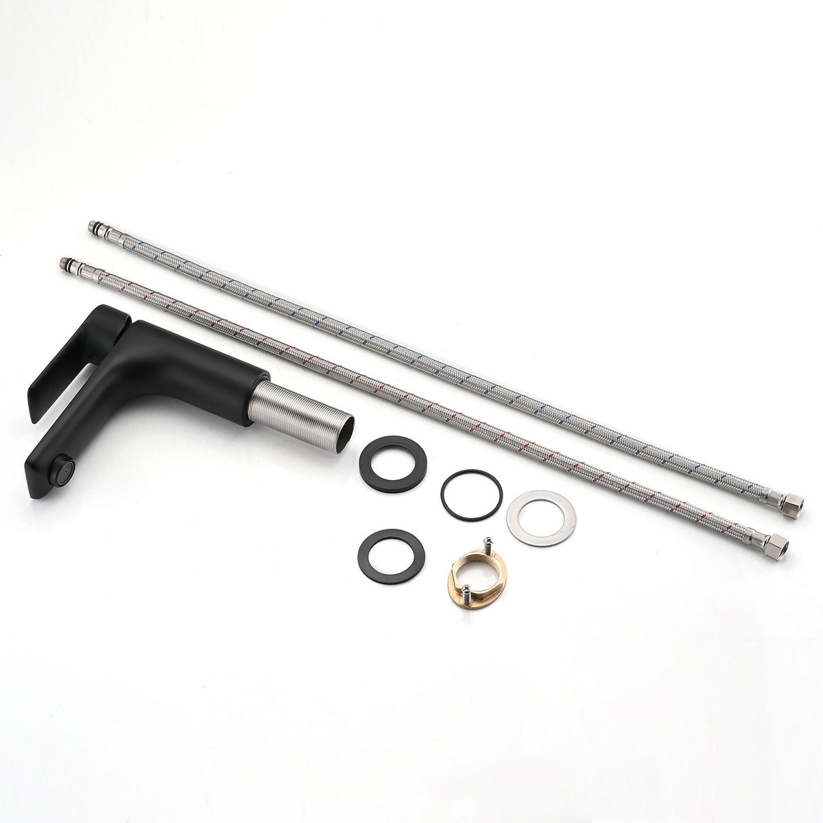 Modern Bathroom Sink Faucet with Single Handle - Gold or Black
