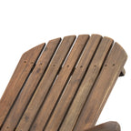 Malibu Adirondack Chair with Foldable Design - Acacia Wood