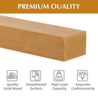 Floating Fireplace Mantel Shelf with Invisible Wall Mount - Multiple Colors