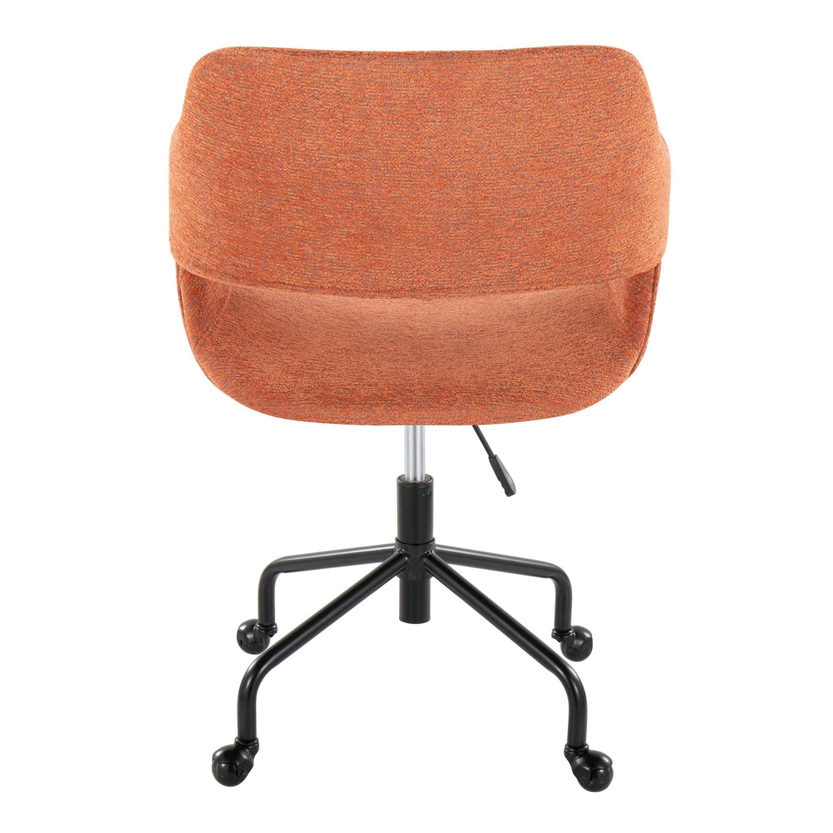 Contemporary Adjustable Office Chair with Cushioned Seat - Multiple Colors
