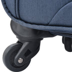 Softside Expandable 3 Piece Luggage Set with Spinner Wheels - Dark Blue