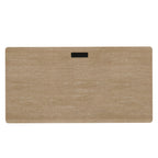 Tan Wood Writing Desk with Spacious Surface - 58 Inch