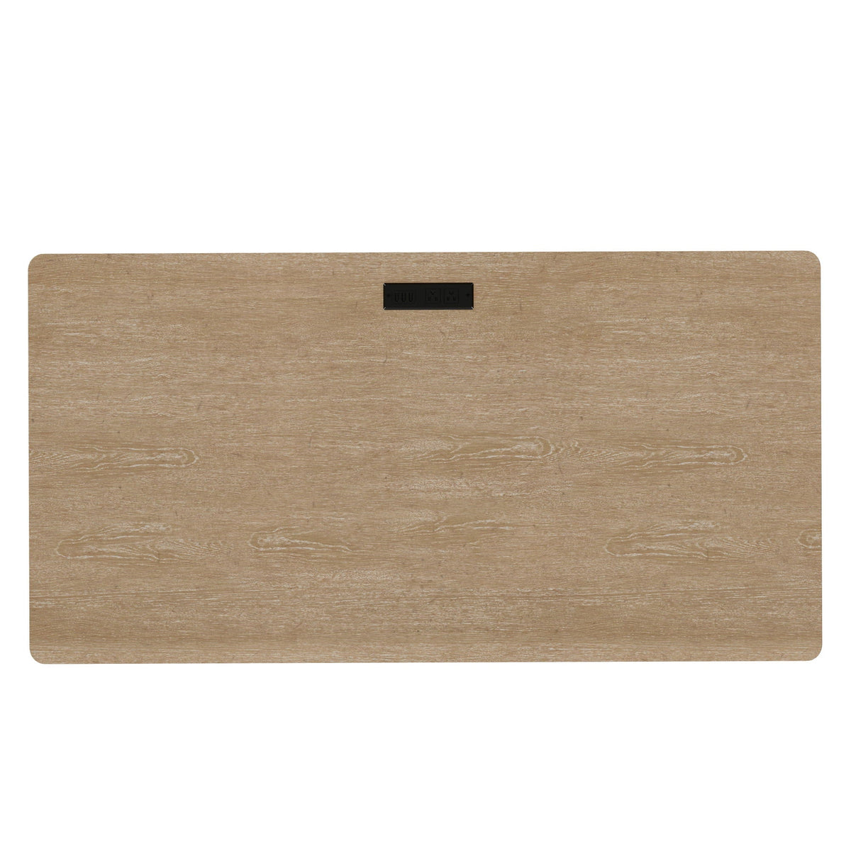 Tan Wood Writing Desk with Spacious Surface - 58 Inch