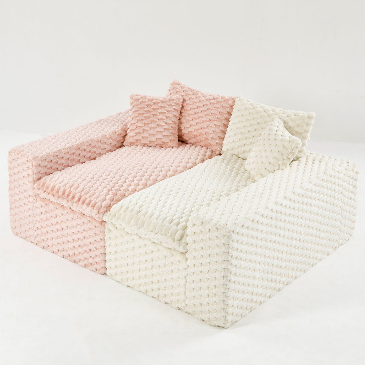 Multifunctional Stationary Sofa with Adjustable Layout - Choice of Color
