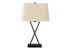 Transitional Table Lamp with USB Port – Black