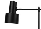 Modern Black Table Lamp with USB Port - Black