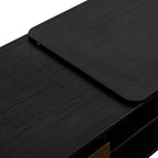 Extendable Coffee Table with Storage Drawers - Melamine Finish