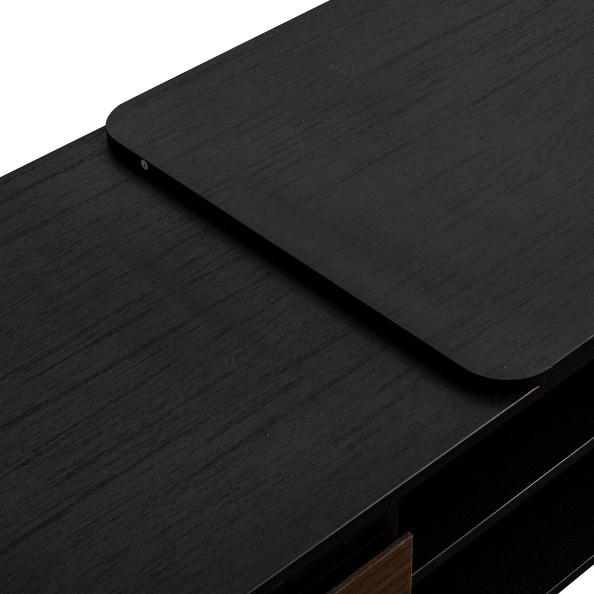 Extendable Coffee Table with Storage Drawers - Melamine Finish