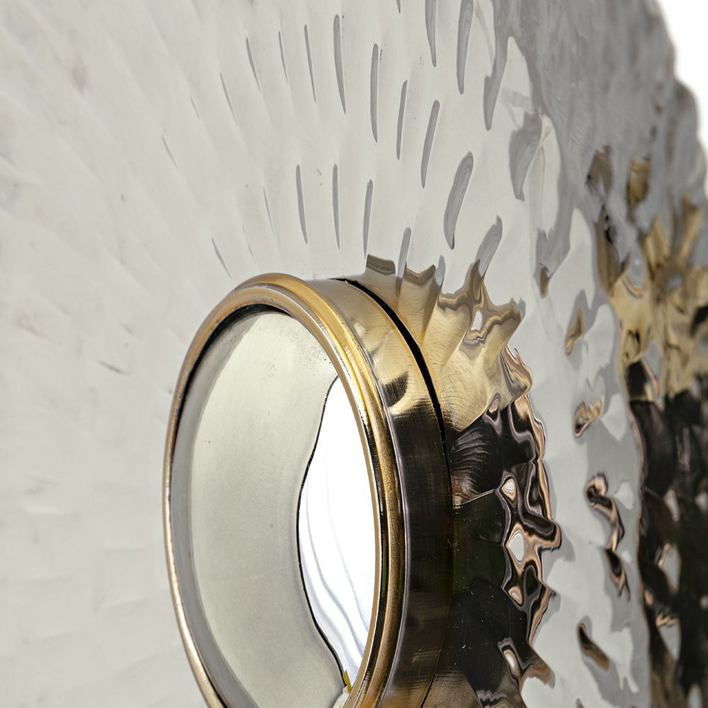 Maria Wall Sconce with Modern Circular Design - Gold
