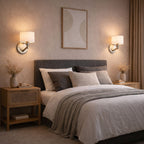 Nebula - Base Wall Lamp With Rotary Switch Shade