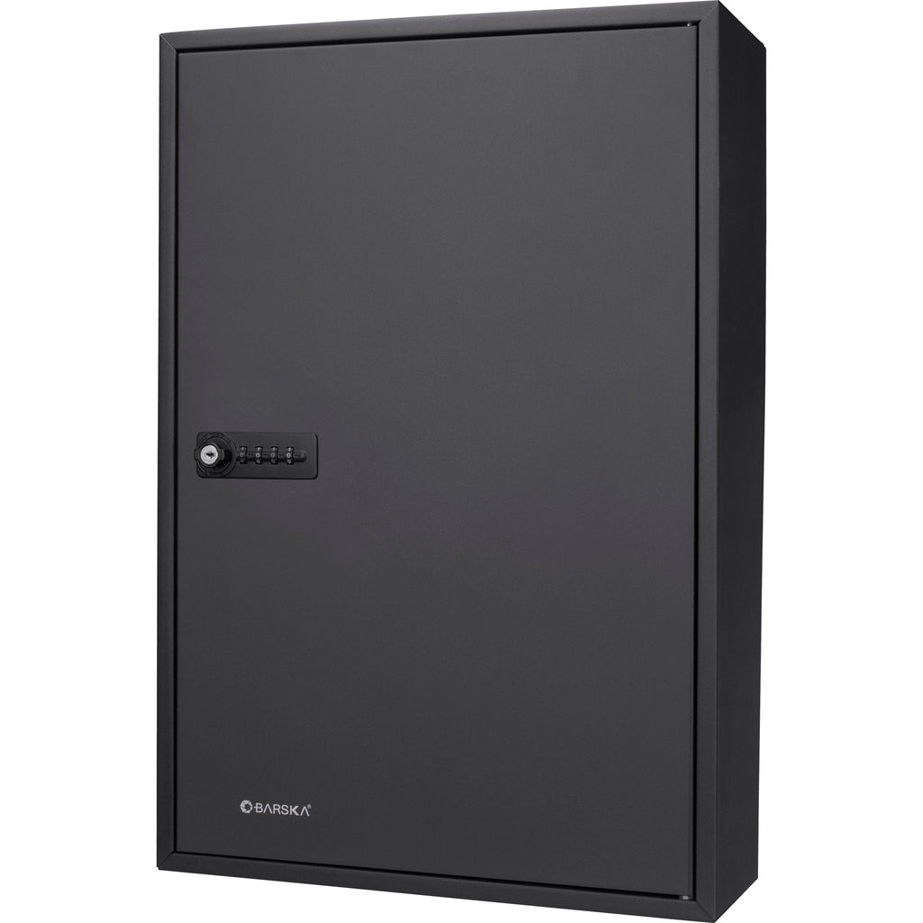 Adjustable Key Cabinet With Combination Lock - Black