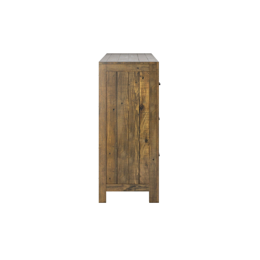 7 Drawer Dresser with Smooth-Glide Drawers - Brown