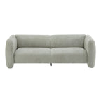 83" 3-Seater Sofa with Wave Design – Light Fabric