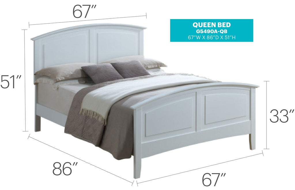 Elegant Panel Bed with Real Wood Veneers - Multiple Colors