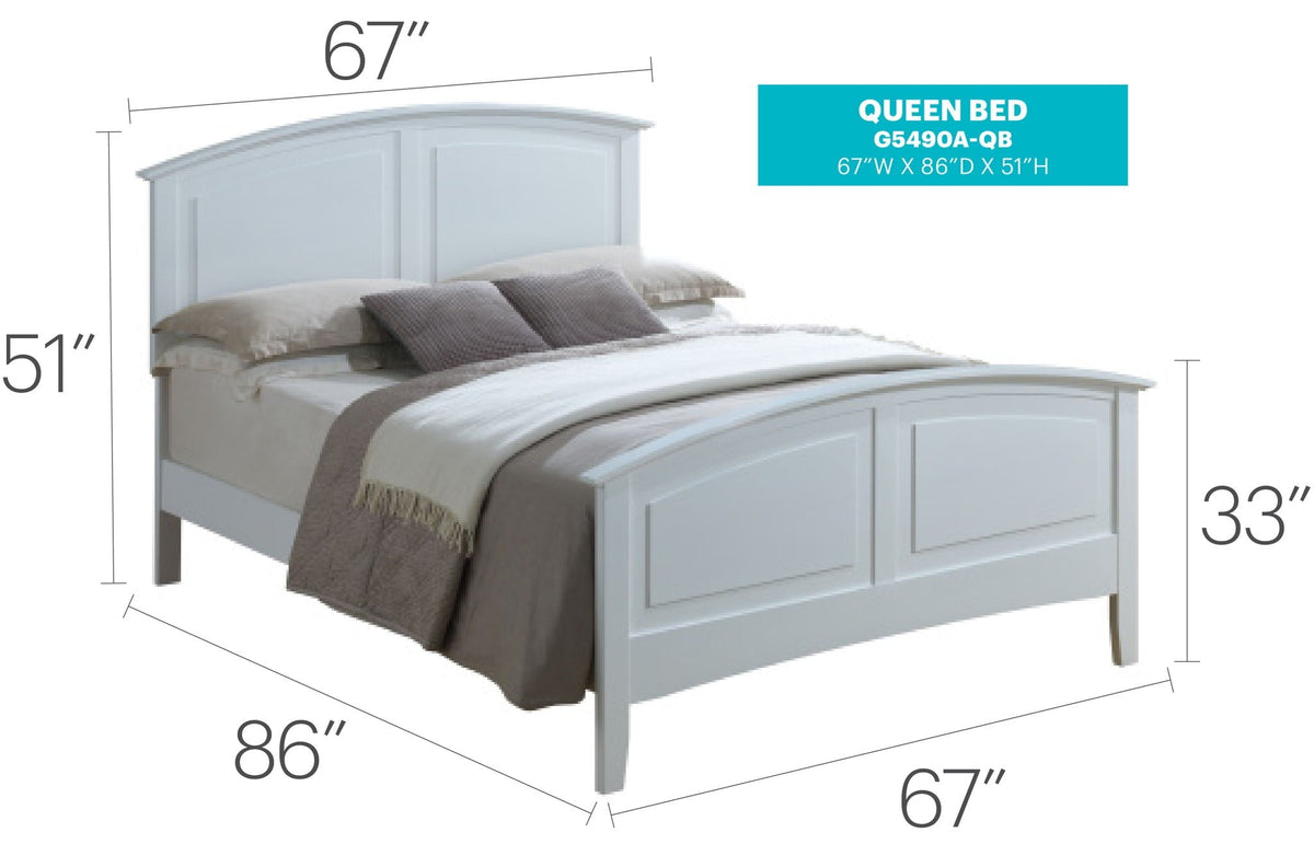 Elegant Panel Bed with Real Wood Veneers - Multiple Colors