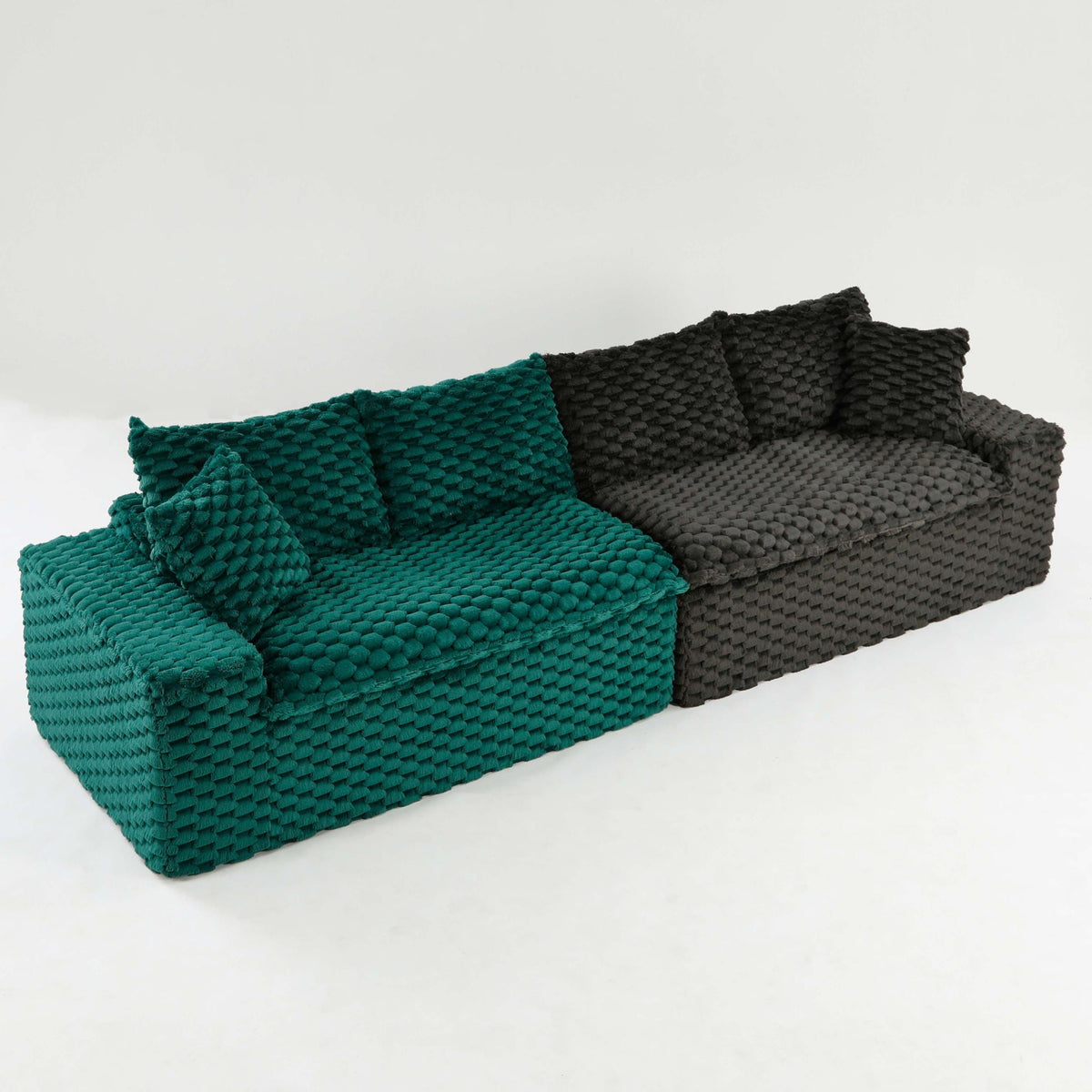 Multifunctional Stationary Sofa with Adjustable Layout - Choice of Color