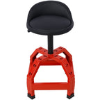 Pneumatic 360 Degree Swivel Mechanics Stool with Adjustable Height - Red or Black