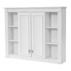 Wall-Mounted Medicine Cabinet with Adjustable Shelf - Soft-Closing Hinges - White