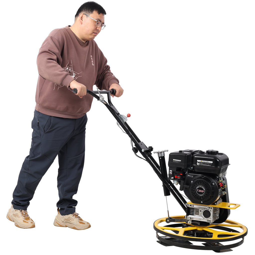 22.5" Walk-Behind Power Trowel with Float Pan