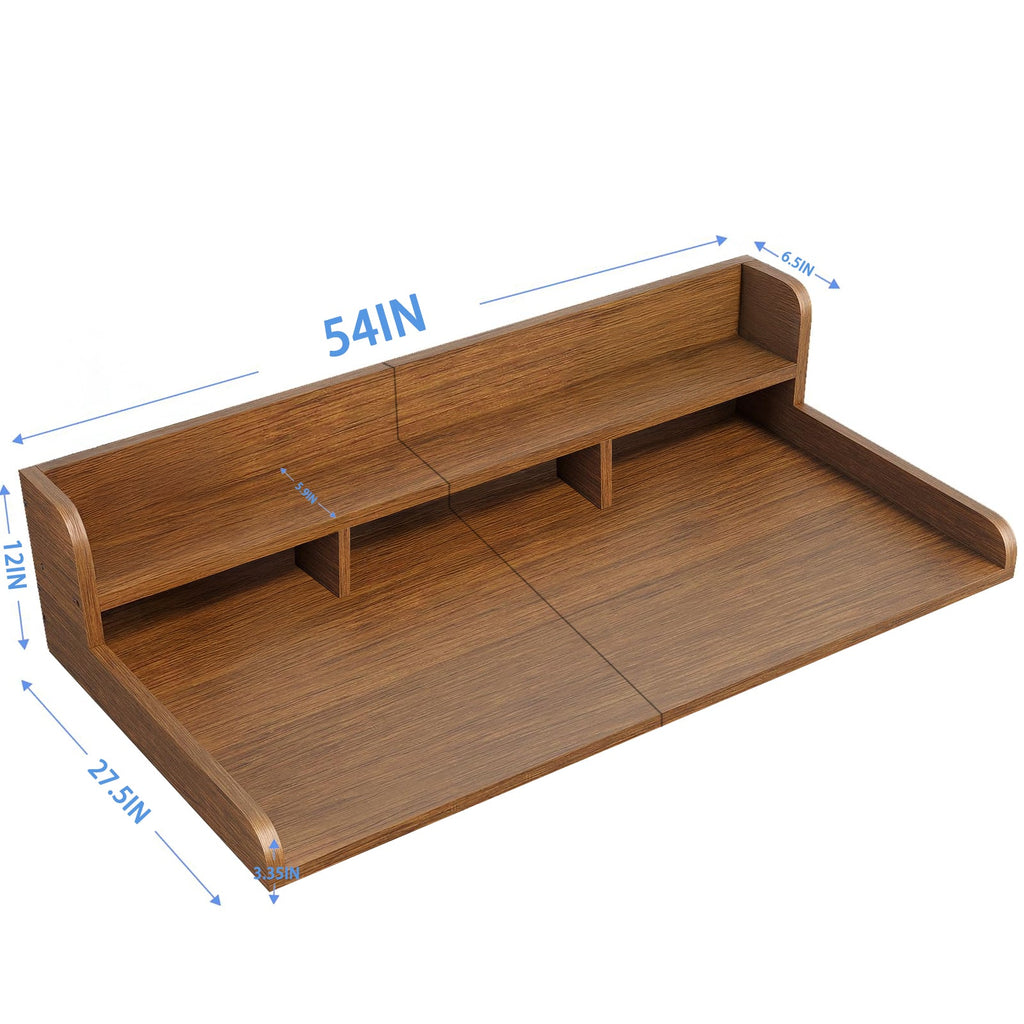 Washer Dryer Countertop with Non-Slip Pads - Walnut