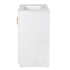 Ceramic Sink Vanity Combo with 3 Drawers and Soft Closing Doors - 30"