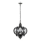 Farmhouse Chandelier with Adjustable Chain - Multiple Colors
