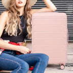 3 Pieces Set Spinner Wheel Luggage With Combination Lock