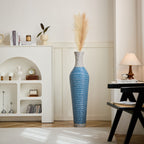Classic And Neat Floor Vase with High Independent Stand - Multiple Colors