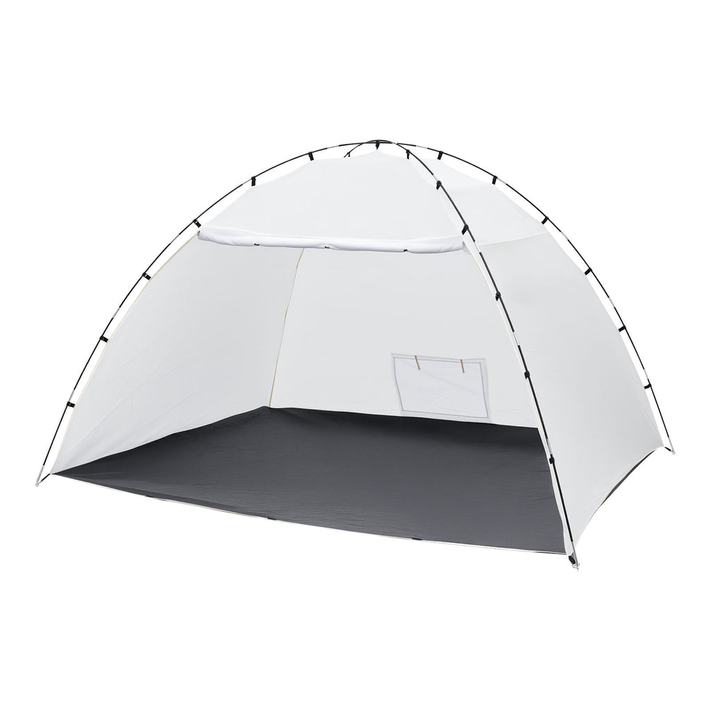 Portable Paint Booth Tent with Built-in Floor and Mesh Screen