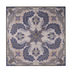 Large Multicolor Square Wall Decor Panel with Refined Pattern - 48"