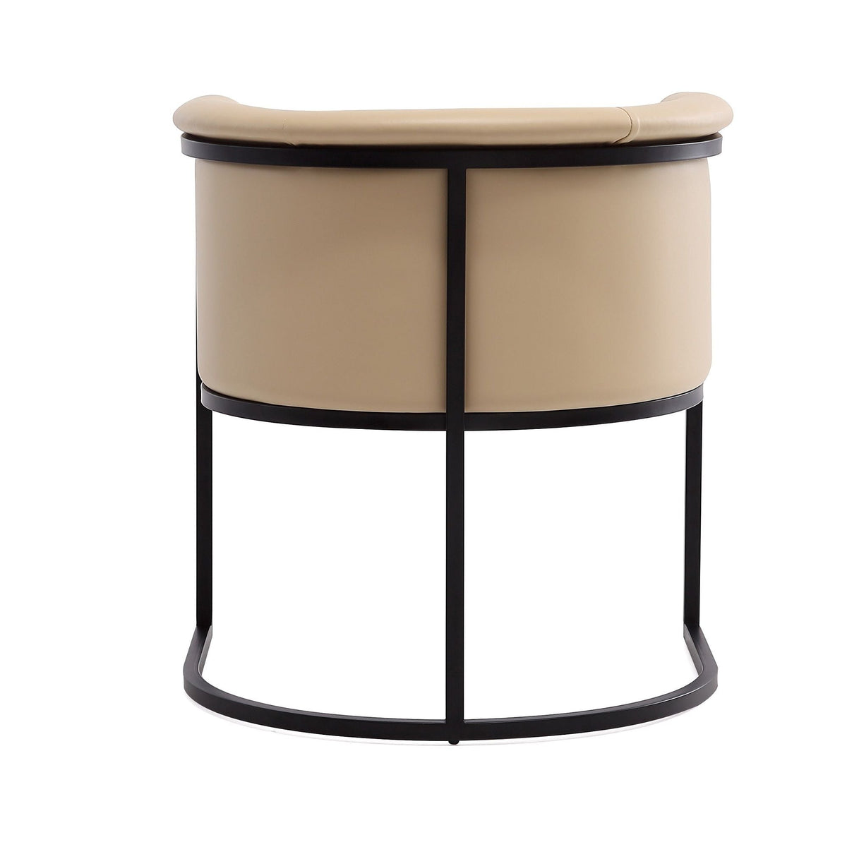Cosmopolitan Dining Chair with Geometric Metal Frame - Multiple Colors