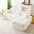 Convertible Modular Sectional Sofa with Twin Seat and Chaise - Multiple Colors