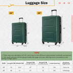 Expandable 2 Piece Luggage Set with TSA Lock and Spinner Wheels - Multiple Colors